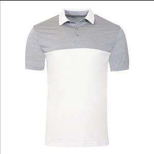 Men’s Under Armour Playoff Polo - White/Steel - NWT